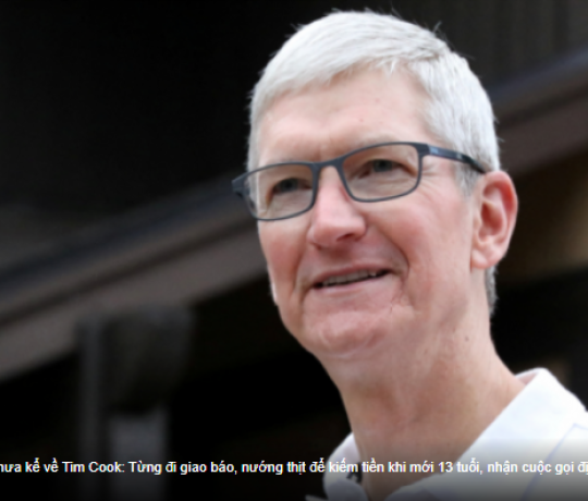 Untold stories about Tim Cook: Delivered newspapers and grilled meat to make money when he was 13 years old, received a fateful call that changed his life